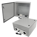 Altelix Vented Steel Weatherproof NEMA Enclosure with Single 120 VAC Duplex Outlet and Power Cord-5