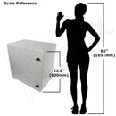 Altelix 24x24x16 19" Wide 6U Rack Stainless Steel Weatherproof NEMA Enclosure with Dual Cooling Fans, 120 VAC Outlets and Power Cord-12