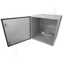 Altelix 24x24x24 NEMA 4X Steel Weatherproof Enclosure with Single 120 VAC Duplex Outlet and Power Cord-7