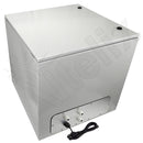 Altelix 24x24x24 NEMA 4X Steel Weatherproof Enclosure with Single 120 VAC Duplex Outlet and Power Cord-9