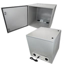 Altelix Vented Steel Weatherproof NEMA Enclosure with Single 120 VAC Duplex Outlet and Power Cord-6