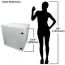 Altelix 24x24x24 NEMA 4X Steel Weatherproof Enclosure with Single 120 VAC Duplex Outlet and Power Cord-14