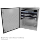 Altelix 19" Wide 6U Rack NEMA 4X Steel Weatherproof Enclosure-5