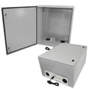Altelix Vented Steel Weatherproof NEMA Enclosure with Single 120 VAC Duplex Outlet and Power Cord-7