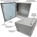 Altelix DC Powered Air Conditioned Enclosure with Heat - 32x24x16 Steel Weatherproof NEMA 4X Rated, 12VDC, 24VDC, 48VDC-1