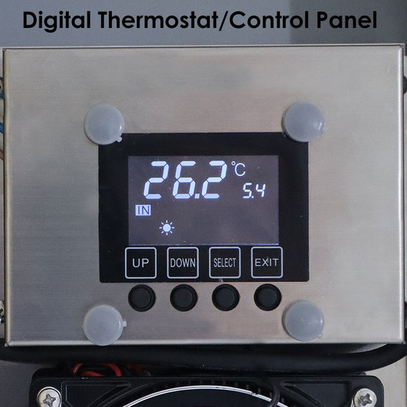 Altelix DC Powered Air Conditioned Enclosure with Heat - 32x24x16 Steel Weatherproof NEMA 4X Rated, 12VDC, 24VDC, 48VDC