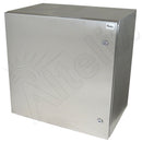 Altelix 24x24x16 19" Wide 6U Rack Stainless Steel Weatherproof NEMA Enclosure with Single 120 VAC Duplex Outlet, Power Cord & 85°F Turn-On Cooling Fans-8