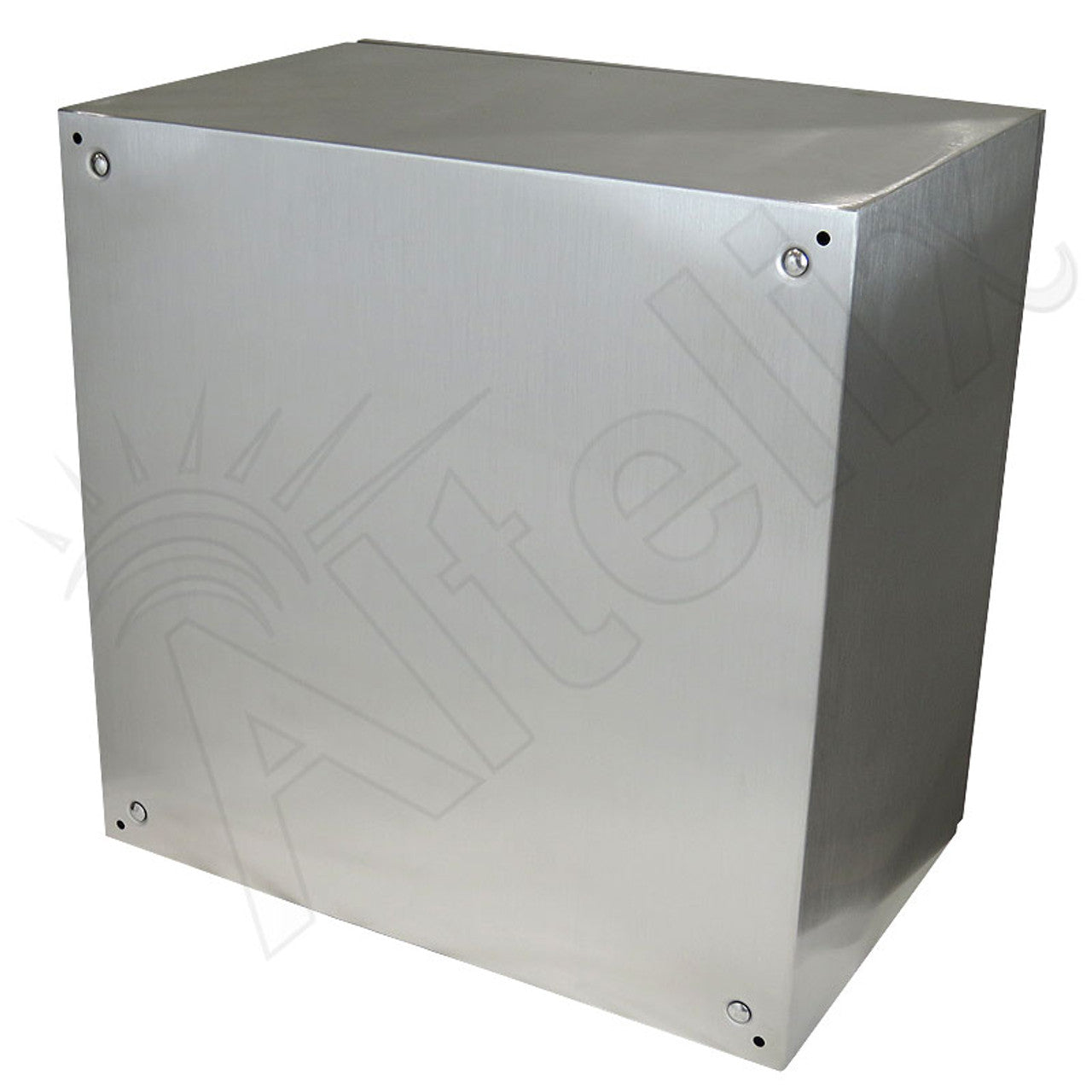 Altelix 24x24x16 19" Wide 6U Rack Stainless Steel Weatherproof NEMA Enclosure with Dual Cooling Fans, 120 VAC Outlets and Power Cord