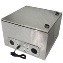 Altelix 24x24x16 19" Wide 6U Rack Stainless Steel Weatherproof NEMA Enclosure with Single 120 VAC Duplex Outlet, Power Cord & 85°F Turn-On Cooling Fans-7
