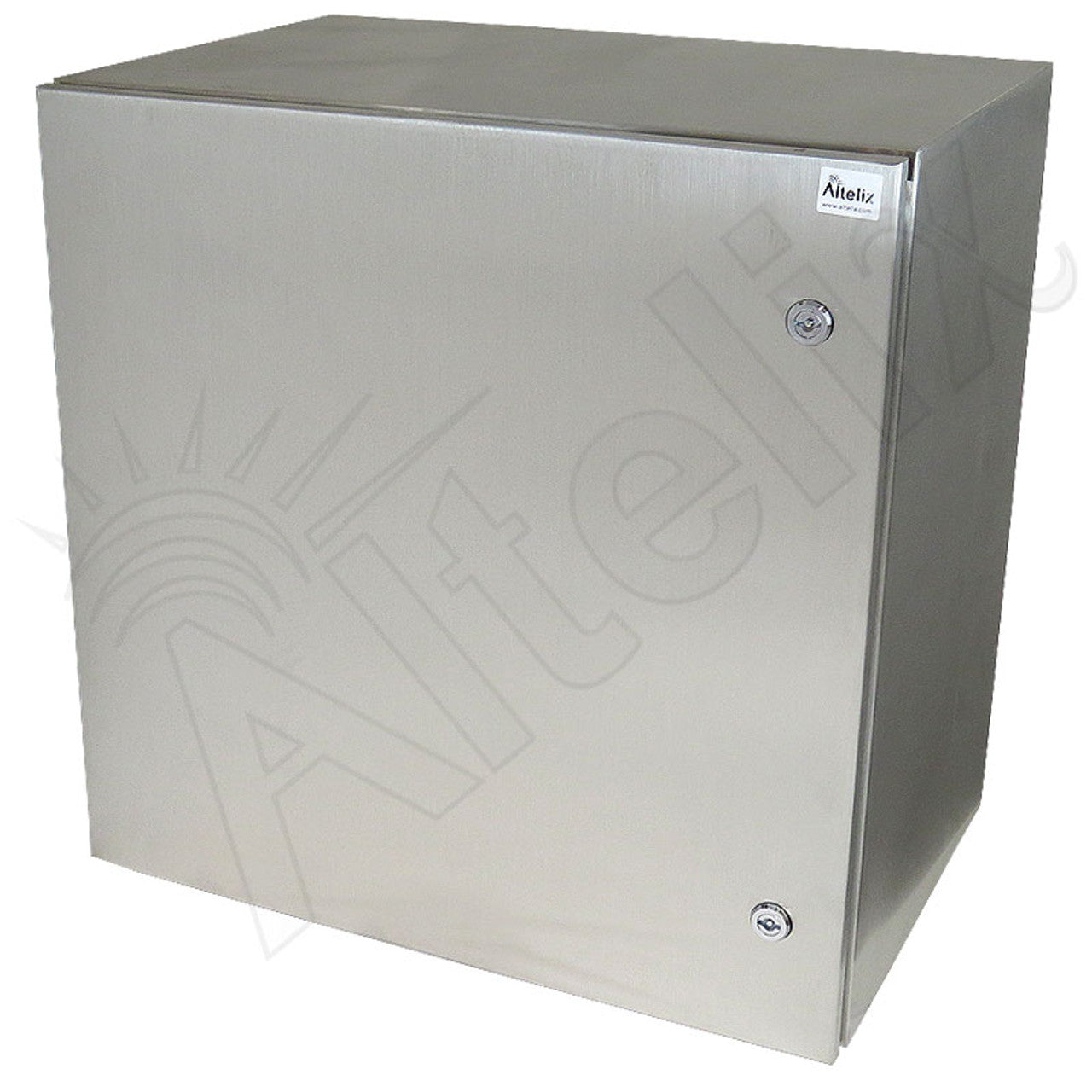 Altelix 24x24x16 Vented 19" Wide 6U Rack Stainless Steel Weatherproof NEMA Enclosure