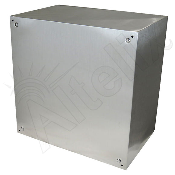Altelix 24x24x16 Vented 19" Wide 6U Rack Stainless Steel Weatherproof NEMA Enclosure