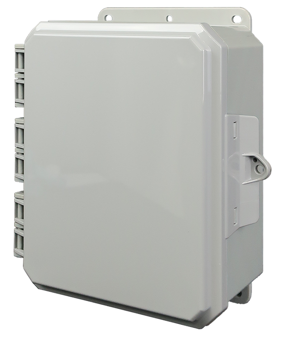 Integra - Impact Line | Polycarbonate | Opaque | Standard Hinge, Integrated Locking Latch, Integrated Mounting Flange | NEMA 6P