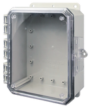 Integra - Impact Line | Polycarbonate | Clear Cover | Standard Hinge, Integrated Locking Latch, Integrated Mounting Flange | NEMA 6P-8
