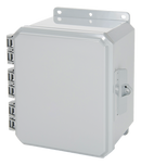 Integra - Impact Line | Polycarbonate | Opaque | Standard Hinge, Integrated Locking Latch, Integrated Mounting Flange | NEMA 6P-4