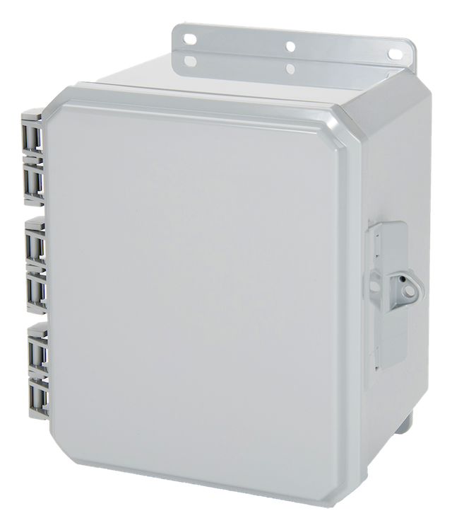 Integra - Impact Line | Polycarbonate | Opaque | Standard Hinge, Integrated Locking Latch, Integrated Mounting Flange | NEMA 6P