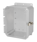 Integra - Impact Line | Polycarbonate | Clear Cover | Standard Hinge, Stainless Steel Locking Latch, Integrated Mounting Flange | NEMA 4X-3