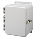 Integra - Impact Line | Polycarbonate | Opaque | Standard Hinge, Stainless Steel Locking Latch, Integrated Mounting Flange | NEMA 4X-3