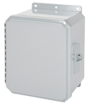 Integra - Impact Line | Polycarbonate | Opaque | Low Profile Hinge, Integrated Locking Latch, Integrated Mounting Flange | NEMA 4P, NEMA 6P-4