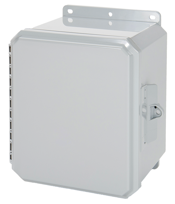 Integra - Impact Line | Polycarbonate | Opaque | Low Profile Hinge, Integrated Locking Latch, Integrated Mounting Flange | NEMA 4P, NEMA 6P