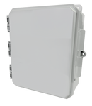 Integra - Impact Line | Polycarbonate | Opaque | Standard Hinge, Integrated Locking Latch, Integrated Mounting Flange | NEMA 6P-9