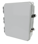 Integra - Impact Line | Polycarbonate | Opaque | Standard Hinge, Stainless Steel Locking Latch, Integrated Mounting Flange | NEMA 4X-8