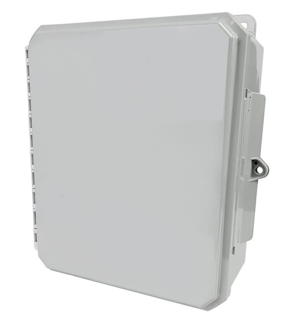 Integra - Impact Line | Polycarbonate | Opaque | Low Profile Hinge, Integrated Locking Latch, Integrated Mounting Flange | NEMA 4P, NEMA 6P