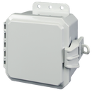 Integra - Impact Series | Low Profile Hinge | Opaque | Non-Metallic Locking Latch | Integrated Mounting Flange-1