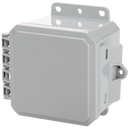 Integra - Impact Line | Polycarbonate | Opaque | Standard Hinge, Integrated Locking Latch, Integrated Mounting Flange | NEMA 6P-6