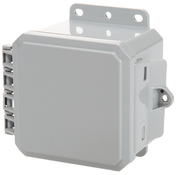Integra - Impact Line | Polycarbonate | Opaque | Standard Hinge, Integrated Locking Latch, Integrated Mounting Flange | NEMA 6P