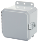 Integra - Impact Series | Low Profile Hinge | Opaque | Non-Metallic Locking Latch | Integrated Mounting Flange-2