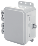 Integra - Impact Line | Polycarbonate | Opaque | Standard Hinge, Integrated Locking Latch, Integrated Mounting Flange | NEMA 6P-7