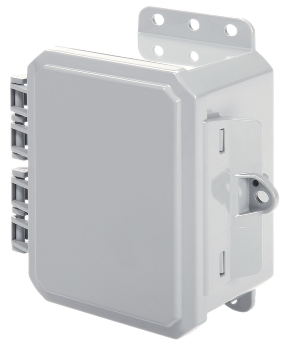 Integra - Impact Line | Polycarbonate | Opaque | Standard Hinge, Integrated Locking Latch, Integrated Mounting Flange | NEMA 6P