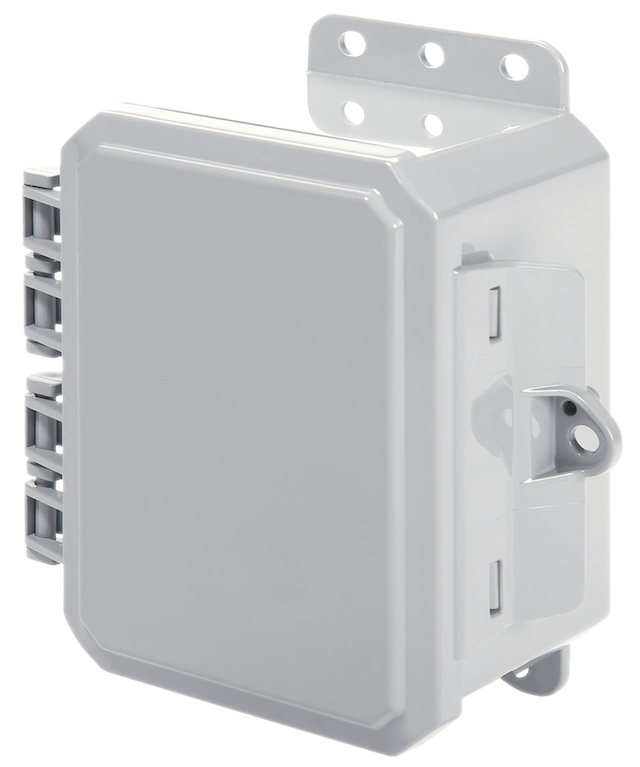 Integra - Impact Line | Polycarbonate | Opaque | Standard Hinge, Integrated Locking Latch, Integrated Mounting Flange | NEMA 6P