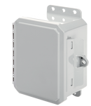 Integra - Impact Line | Polycarbonate | Opaque | Low Profile Hinge, Integrated Locking Latch, Integrated Mounting Flange | NEMA 4P, NEMA 6P-1