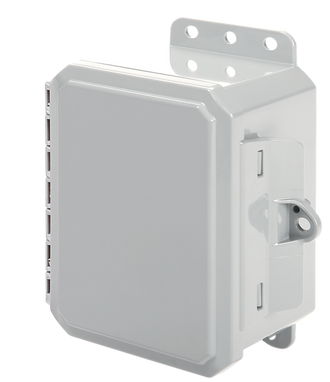 Integra - Impact Line | Polycarbonate | Opaque | Low Profile Hinge, Integrated Locking Latch, Integrated Mounting Flange | NEMA 4P, NEMA 6P
