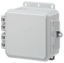 Integra - Impact Line | Polycarbonate | Opaque | Standard Hinge, Integrated Locking Latch, Integrated Mounting Flange | NEMA 6P-1