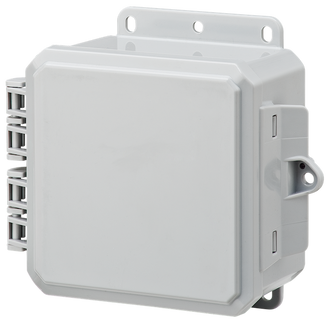 Integra - Impact Line | Polycarbonate | Opaque | Standard Hinge, Integrated Locking Latch, Integrated Mounting Flange | NEMA 6P