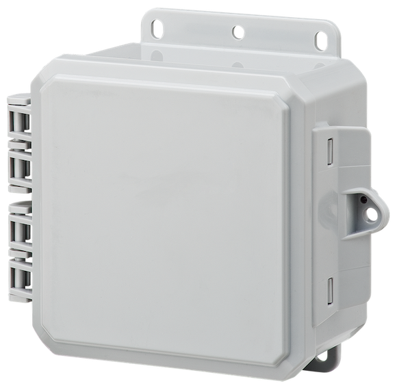 Integra - Impact Line | Polycarbonate | Opaque | Standard Hinge, Integrated Locking Latch, Integrated Mounting Flange | NEMA 6P