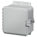 Integra - Impact Series | Low Profile Hinge | Opaque | Non-Metallic Locking Latch | Integrated Mounting Flange-4