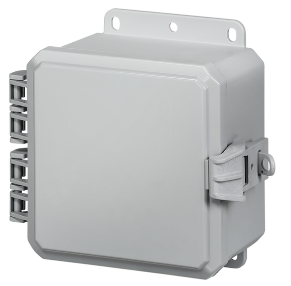 Integra - Impact Series Standard | Hinge | Opaque | Non-Metallic Locking Latch | Integrated Mounting Flange