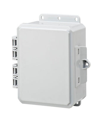 Integra - Impact Line | Polycarbonate | Opaque | Standard Hinge, Integrated Locking Latch, Integrated Mounting Flange | NEMA 6P - 0