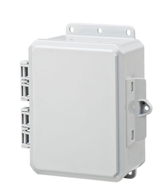 Integra - Impact Line | Polycarbonate | Opaque | Standard Hinge, Integrated Locking Latch, Integrated Mounting Flange | NEMA 6P