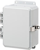 Integra - Impact Line | Polycarbonate | Opaque | Standard Hinge, Stainless Steel Locking Latch, Integrated Mounting Flange | NEMA 4X-2