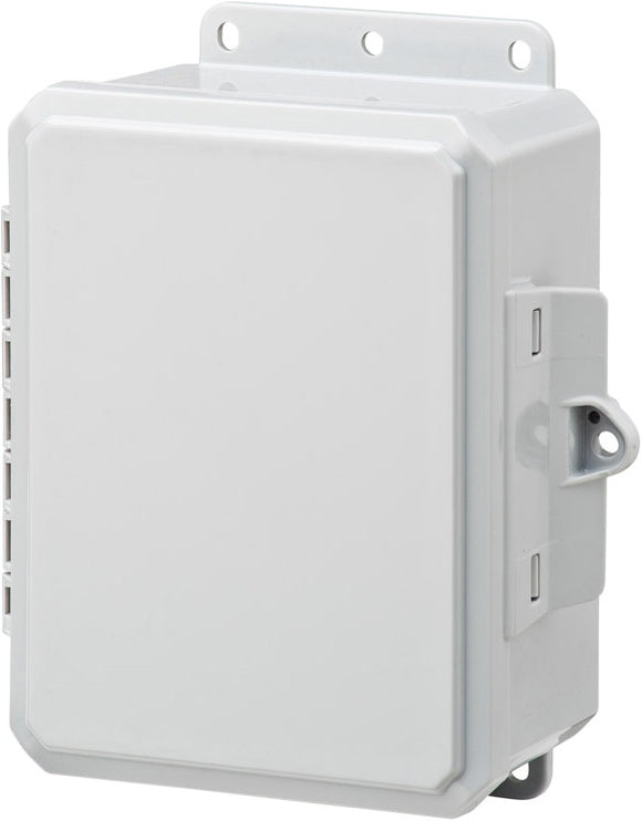 Integra - Impact Line | Polycarbonate | Opaque | Low Profile Hinge, Integrated Locking Latch, Integrated Mounting Flange | NEMA 4P, NEMA 6P