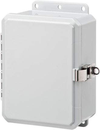 Integra - Impact Line | Polycarbonate | Opaque | Low Profile Hinge, Stainless Steel Locking Latch, Integrated Mounting Flange | NEMA 4X - 0