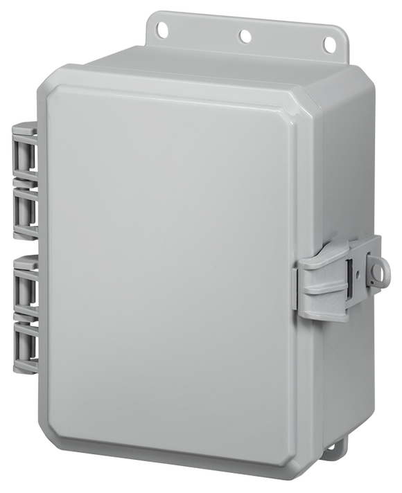 Integra - Impact Series Standard | Hinge | Opaque | Non-Metallic Locking Latch | Integrated Mounting Flange