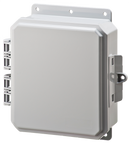 Integra - Impact Line | Polycarbonate | Opaque | Standard Hinge, Integrated Locking Latch, Integrated Mounting Flange | NEMA 6P-3