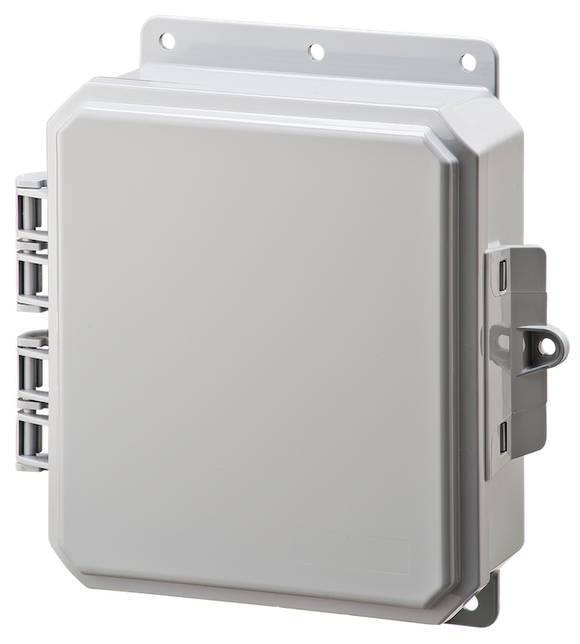 Integra - Impact Line | Polycarbonate | Opaque | Standard Hinge, Integrated Locking Latch, Integrated Mounting Flange | NEMA 6P