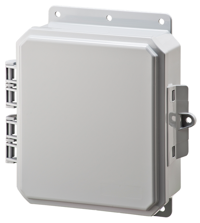 Integra - Impact Line | Polycarbonate | Opaque | Standard Hinge, Integrated Locking Latch, Integrated Mounting Flange | NEMA 6P