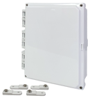 Integra - Premium Line | Polycarbonate | Hinged Cover | Opaque | Mounting Feet | 6P | White-4